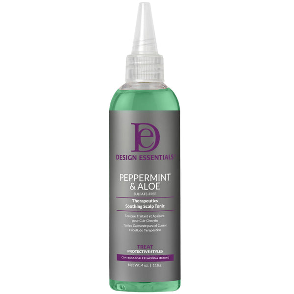 Tonique apaisant du cuir chevelu à la menthe poivrée & l'aloé vera - 119 ml