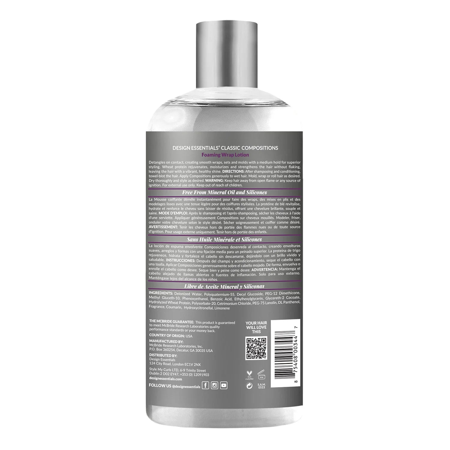 Mousse Compositions pour Wrap 946 ml
